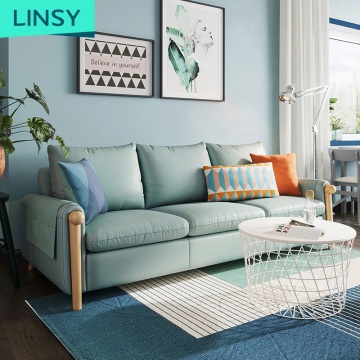 Modern Luxury Leather Sofas and Couches - Linsy Sofaset Living Room Italian Vintage Style Leather Sofa 2087