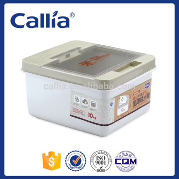 Cereal Rice Dry Food Storage Flip Lid Container Rice Dispenser