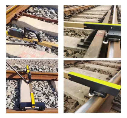 Digital Rolling Track Gauge Railway Measuring Tools Gauge Ruler