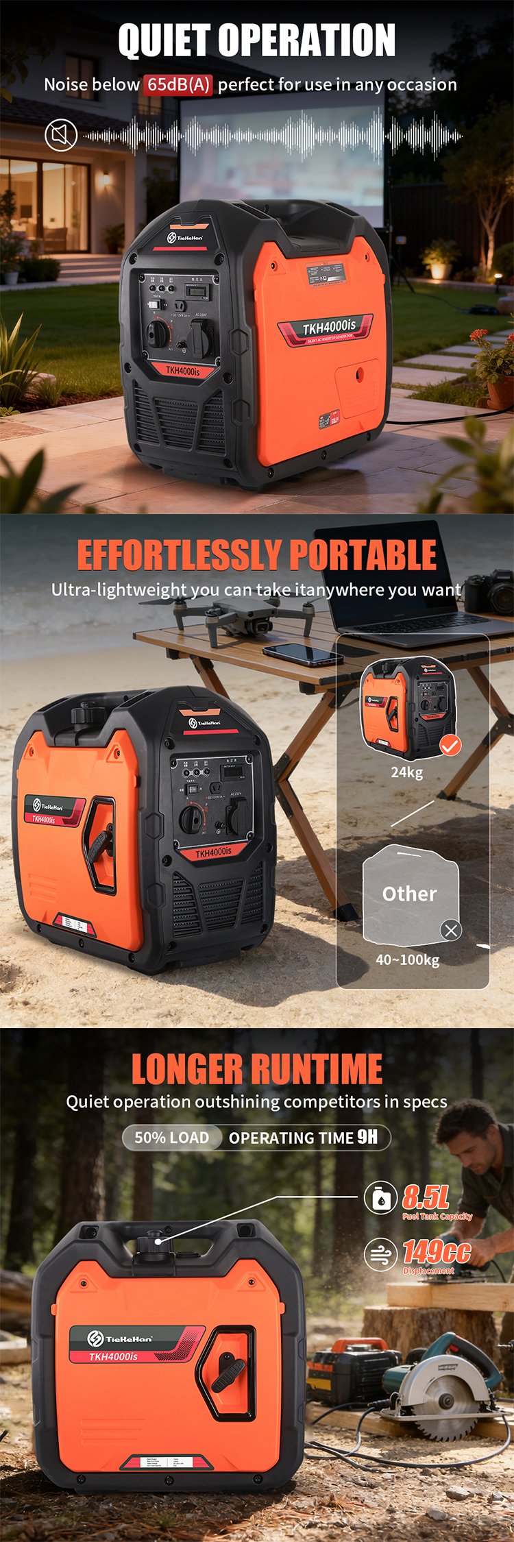 Outdoor Quiet Generators
