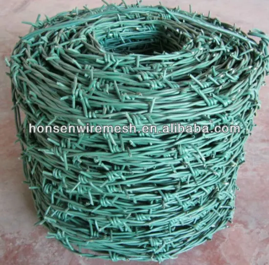 2013 Crazy Selling !!! PVC coated Barbed Wire