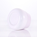 Natural opal white glass cream jar for skincare