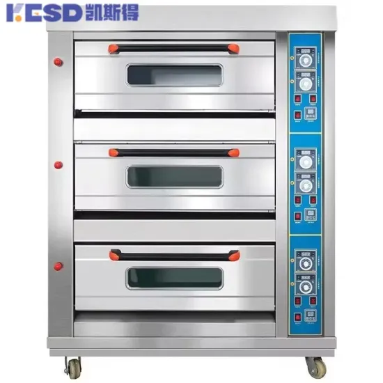 Professional Baking Oven Three-Layer Nine-Tray Gas Oven 250L