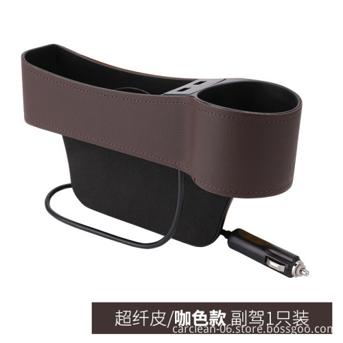 High Quality Car Seat Side Gap Filler Organizer with USB Charger