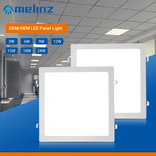 Nordic Minimalist Die-cast Aluminum Ceiling LED Panel Light MELINZ