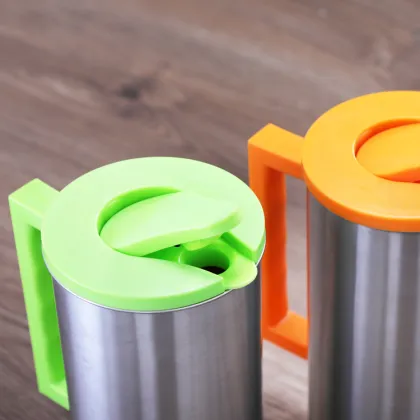 High Quality Stainless Steel Cold Water Kettle 1.6L Travel Tea Kettle with Colorful Lid