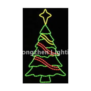 LED motif rope light,led christmas light for tree motif