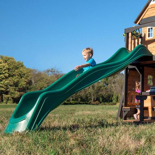 Backyard Play Slide System Backyard Discovery 10 Foot Wave Slide Factory