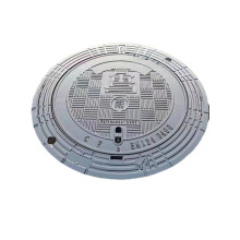 Round ductile cast iron manhole cover D400