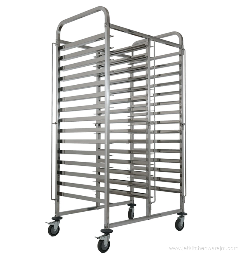 Medium Stainless Steel Bread Trolley