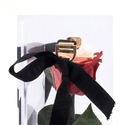 Secret Garden Red Single Rose Acrylic
