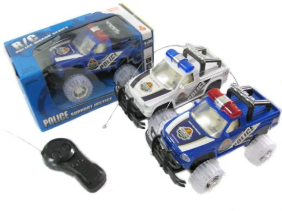 2CHANNELS CROSS-COUNTRY POLICE CAR WITH LIGHT