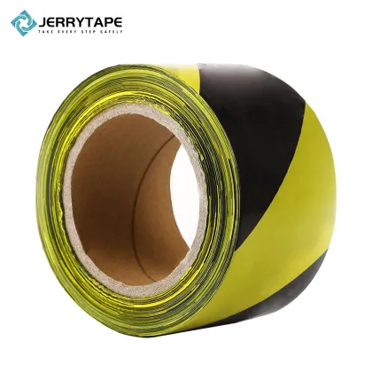 No Adhesive Yellow Black Safety Warning Tape