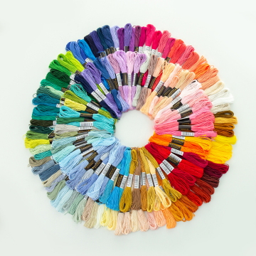 150 Colors Cross Stitch Embroidery Thread: DIF Gift Set - Handmade, Multi-Color Cotton and Polyester Floss Collection