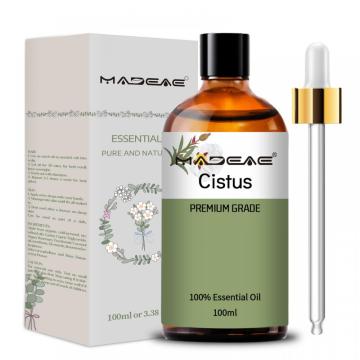 Precio al por mayor Cistus rockrose aceite 100% puro aceite esencial natural