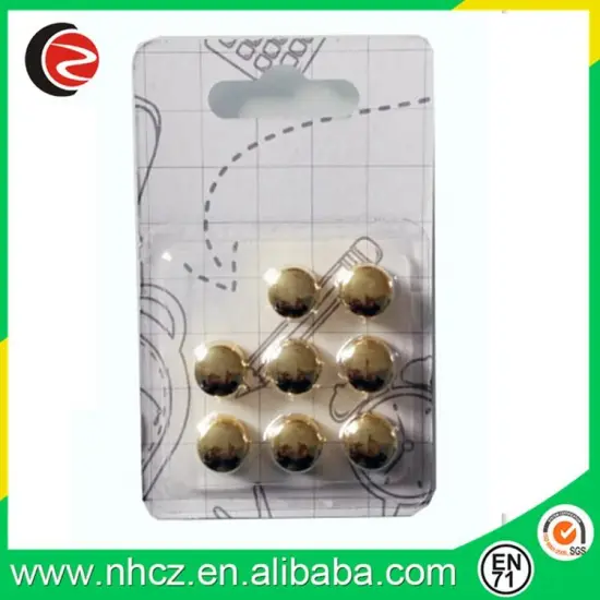 gold mini magnet for office school