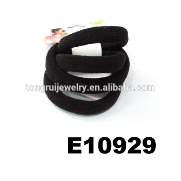 wholesale black thick elastic hair ties