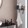 Wall Mounted Iron Accessories Hanger with Shelf