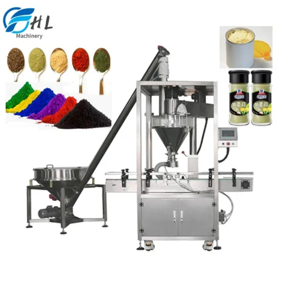Automatic Powder Filling Machine for Small Bottles: Ideal for Milk, Sesame, Walnut, Lotus Root, Starch, and Soy Milk Powders