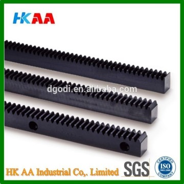 Custom machining CNC steel rack gears, small rack and pinion gears