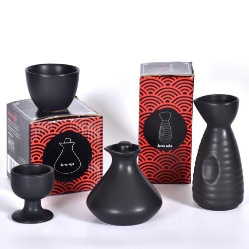 Japanese Black Creative Retro High End Wine Flagon