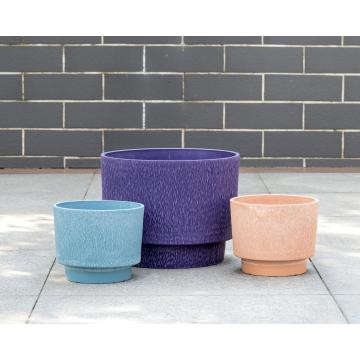 Bacia decorativa de luxo com escultura detalhada