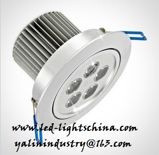 adjustable 5W LED ceiling spotlight, high power down light