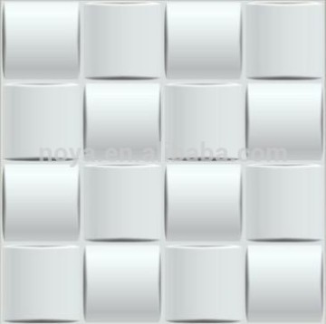 500*500mm white exteror easy installation decorative 3d wall panel samples