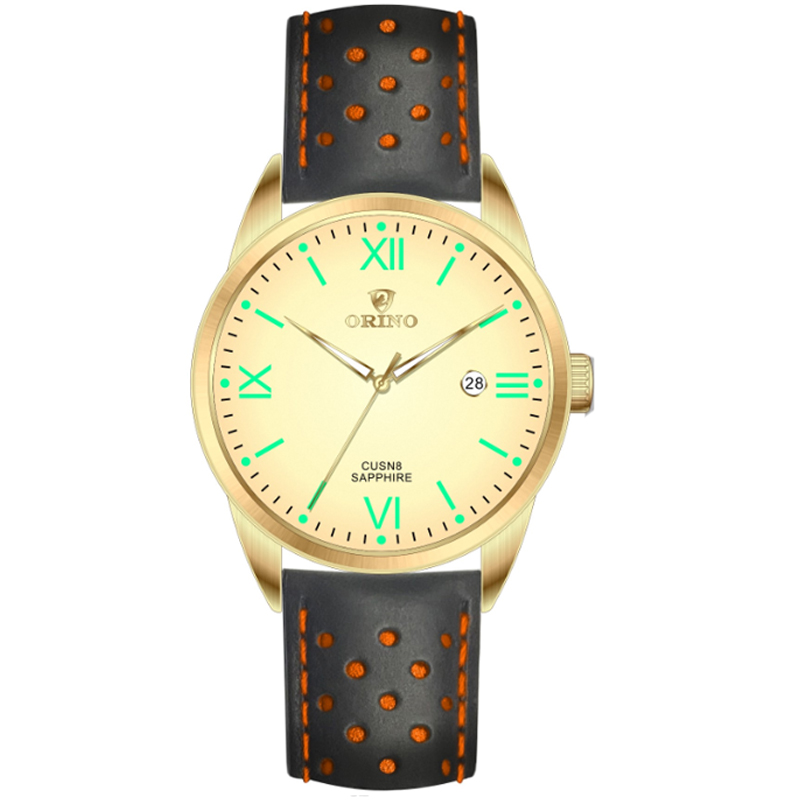 Custom Bronze CUSN8 MANS AUTOMATISCHE WANDEL WATCH