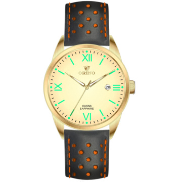 Montre de poignet automatique du bronze personnalisé CUSN8