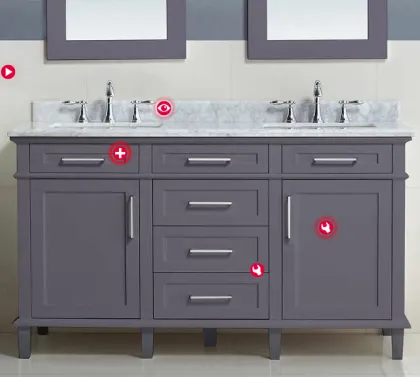 Sliding Bathroom Mirror Cabinet