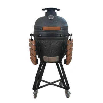 Auplex Rotating turkish bbq charcoal meat smoker grill Barbeque Yakiniku Giapponese Kamado 18 Inch