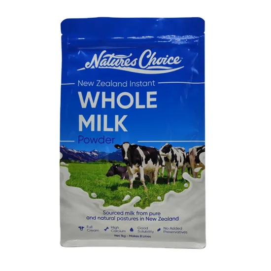 Customized Milk Powder Plastic Food Flat Packaging Bag