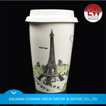 Factory supply good quality ceramic mug with inside print wholesale