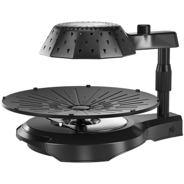 Indoor Smoke-Free Electric Grill: Large, Fast Heat-Up, Round Nonstick Surface