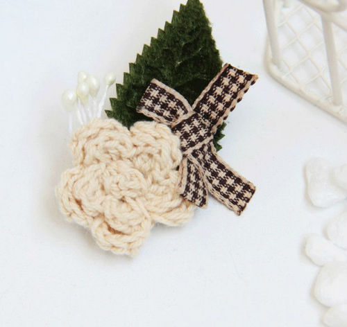 MYLOVE knit flower pin fashion brooch for women 2013 MLBR12