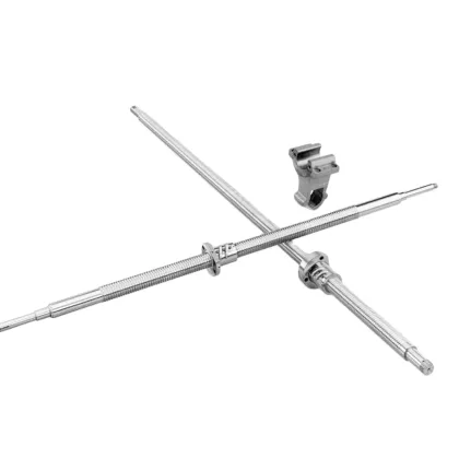 China-Manufactured PMI Ball Screw with Low Starting Torque and Stainless Steel Construction