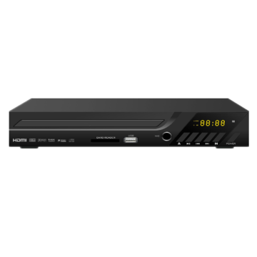مشغل DVD Home مع عرض LED ، والتحكم عن بُعد ، و USB ، و SD