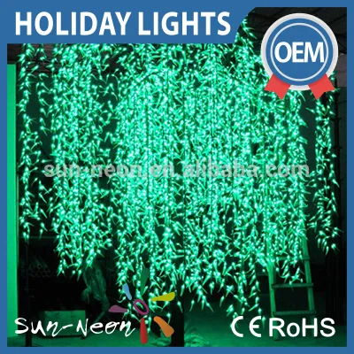 Hot-sale Weeping Willow Garden Decorative Led Tree