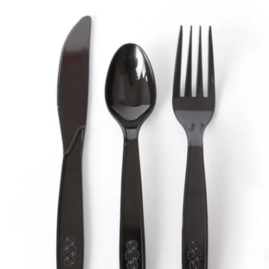 Plastic injection knife fork mould