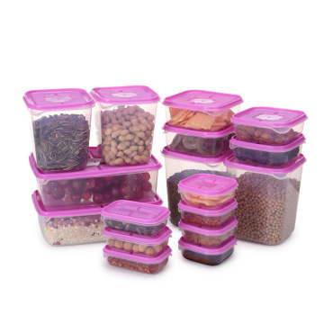 Translucent Kitchen Storage Containers: Organizer for Refrigerator, Snacks, Nuts, Fruits & More in Jars