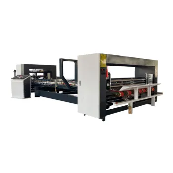 Semi-Automatic Folder Gluer for Corrugated Boxes - Standard Box Gluing Machine