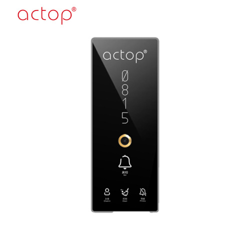 ACTOP Smart Hotel Glass Touch Door Plate