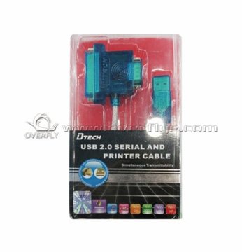 Dt5002 Usb To Db9 Parallel Serial Cable Apply In Pc Or Linux Laptop Or Desktop Computer