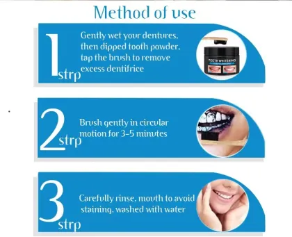 Relieve Bleeding Gums Clean Stains Tooth Powder
