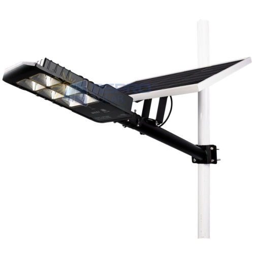 Split solar street light with built-in PIR sensor