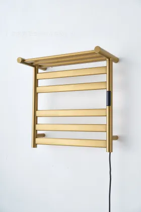 Smart Towel Rack with Temperature Display