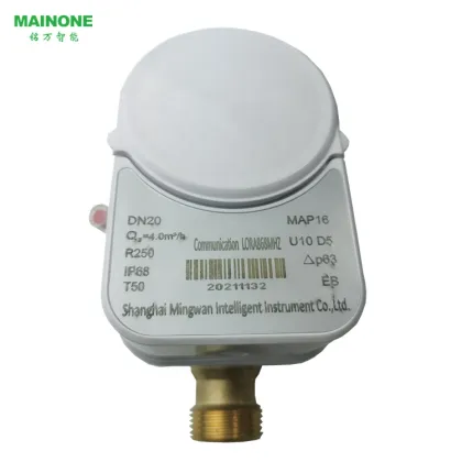 Internet of Things (IoT) Brass Remote Reading Control Water Meter with LORA-WAN Technology, DN15
