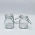 Round Clear Storage Hermetic Jar with Latch Lid