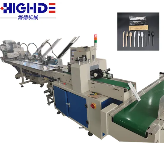 Top Quality Disposable 160mm Wooden Spoon Cutlery Packing Machine
